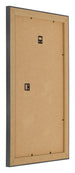 Cornice 30x50cm Nero Argento Lucido MDF Pisa Retro Obliquo | Yourdecoration.it