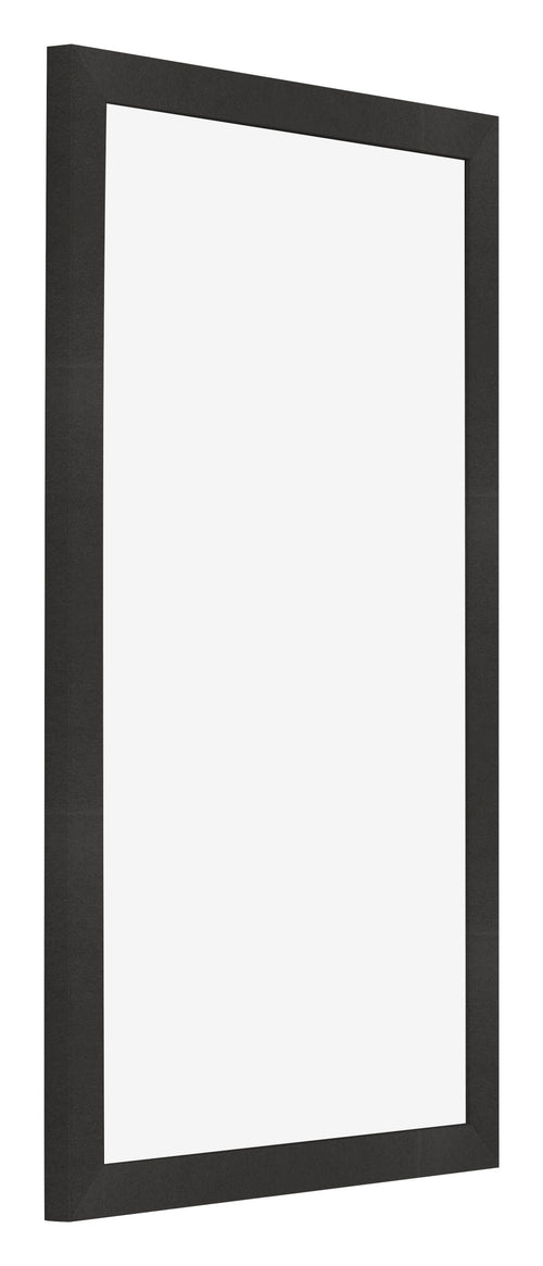 Cornice 30x50cm Nero Opaco MDF Bologna Davanti Obliquo | Yourdecoration.it
