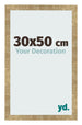 Cornice 30x50cm Oro Antico MDF Bologna Davanti Dimensione | Yourdecoration.it