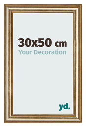 Cornice 30x50cm Oro Antico MDF Lazio Davanti Dimensione | Yourdecoration.it