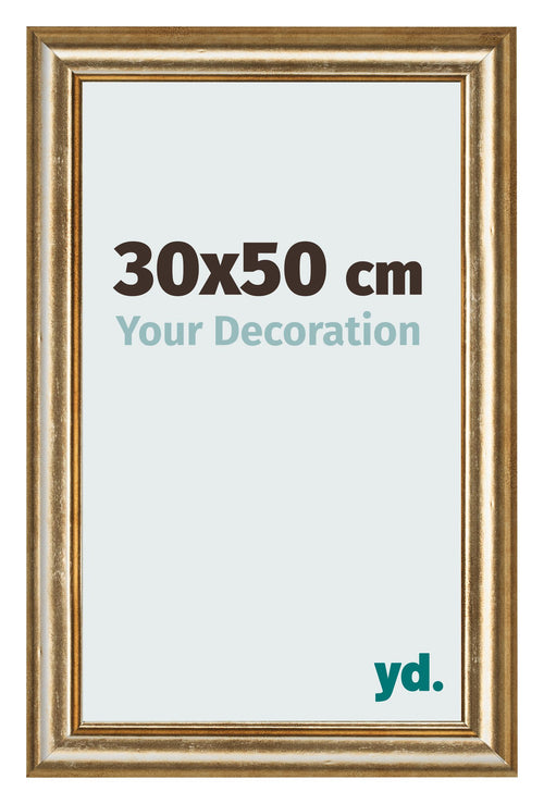 Cornice 30x50cm Oro Antico MDF Lazio Davanti Dimensione | Yourdecoration.it