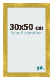 Cornice 30x50cm Oro Vintage MDF Pisa Davanti Dimensione | Yourdecoration.it