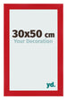Cornice 30x50cm Rosso MDF Pisa Davanti Dimensione | Yourdecoration.it