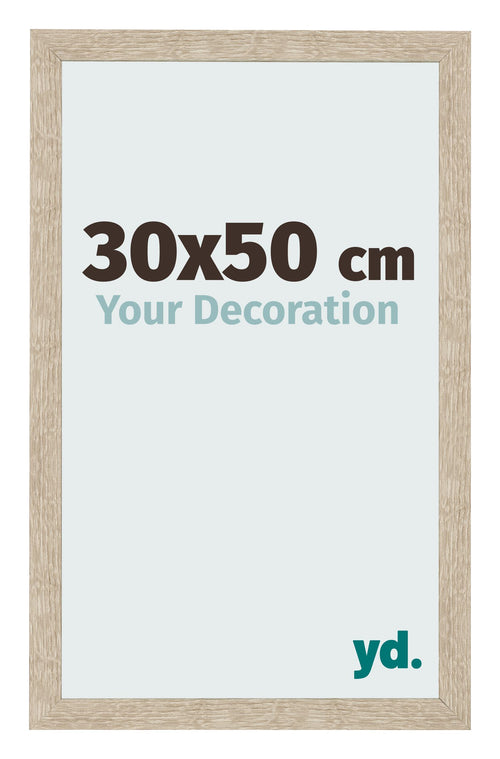 Cornice 30x50cm Rovere MDF Bologna Davanti Dimensione | Yourdecoration.it