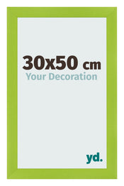 Cornice 30x50cm Verde MDF Pisa Davanti Dimensione | Yourdecoration.it