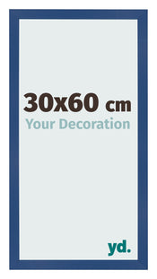 Cornice 30x60 cm Blu Scuro MDF Bologna Davanti Dimensione | Yourdecoration.it