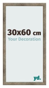 Cornice 30x60 cm Metallo Vintage MDF Bologna Davanti Dimensione | Yourdecoration.it