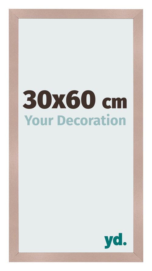 Cornice 30x60 cm Rosa Antico MDF Bologna Davanti Dimensione | Yourdecoration.it