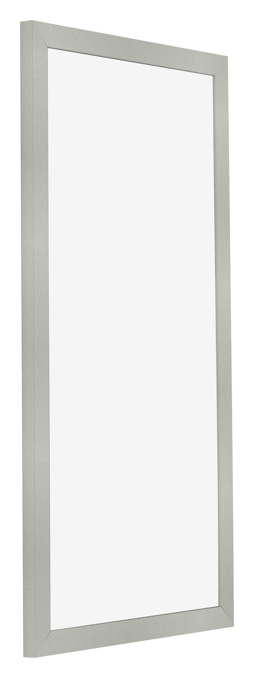 Cornice 30x60cm Argento Opaco MDF Bologna Davanti Obliquo | Yourdecoration.it