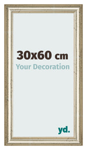 Cornice 30x60cm Lucentezza Metallica MDF Lazio Davanti Dimensione | Yourdecoration.it