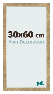 Cornice 30x60cm Oro Antico MDF Bologna Davanti Dimensione | Yourdecoration.it