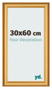 Cornice 30x60cm Oro Opaco MDF Lazio Davanti Dimensione | Yourdecoration.it