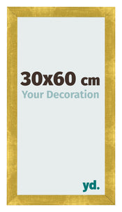 Cornice 30x60cm Oro Vintage MDF Pisa Davanti Dimensione | Yourdecoration.it