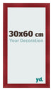 Cornice 30x60cm Vino Rosso Spazzato MDF Pisa Davanti Dimensione | Yourdecoration.it