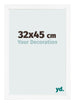 Cornice 32x45 cm Bianco Opaco MDF Bologna Davanti Dimensione | Yourdecoration.it