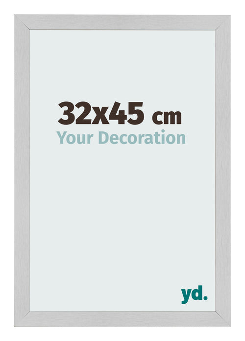 Cornice 32x45cm Acciaio Inox MDF Bologna Davanti Dimensione | Yourdecoration.it