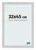 Cornice 32x45cm Acciaio Inox MDF Bologna Davanti Dimensione | Yourdecoration.it