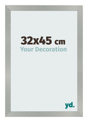 Cornice 32x45cm Alluminio Spazzolato MDF Bologna Davanti Dimensione | Yourdecoration.it