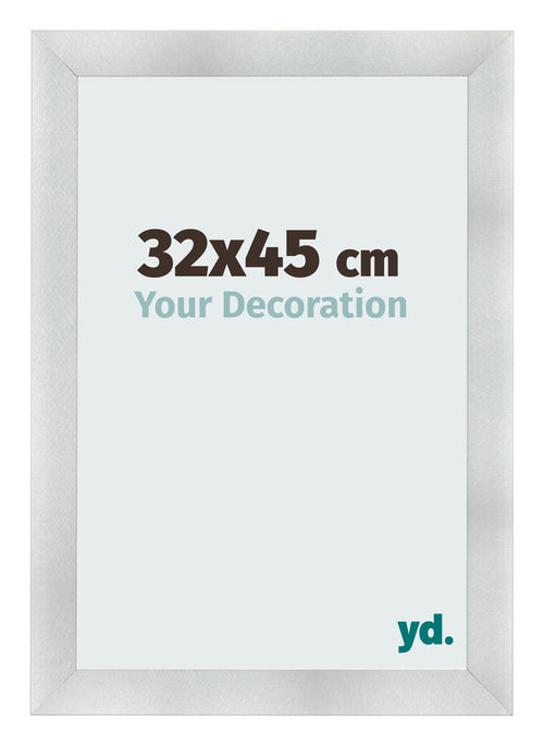 Cornice 32x45cm Alluminio Spazzolato MDF Pisa Davanti Dimensione | Yourdecoration.it