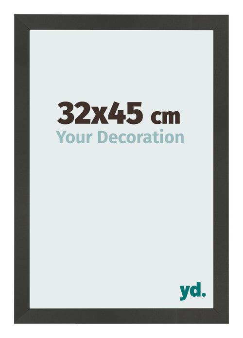 Cornice 32x45cm Antracite MDF Bologna Davanti Dimensione | Yourdecoration.it
