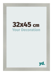 Cornice 32x45cm Argento Opaco MDF Bologna Davanti Dimensione | Yourdecoration.it
