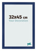 Cornice 32x45cm Blu Scuro Spazzato MDF Bologna Davanti Dimensione | Yourdecoration.it