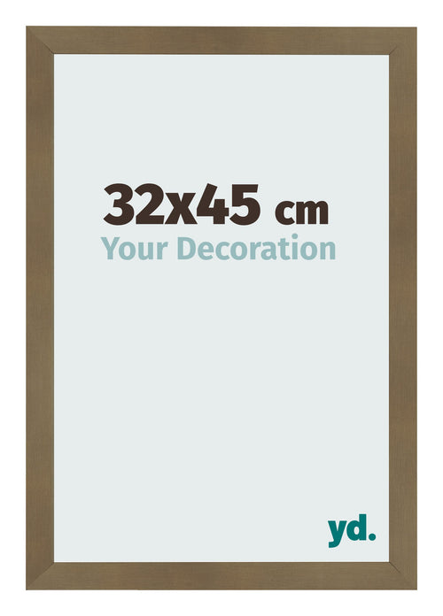 Cornice 32x45cm Bronzo Decorativo MDF Bologna Davanti Dimensione | Yourdecoration.it