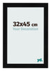 Cornice 32x45cm Nero Argento Lucido MDF Pisa Davanti Dimensione | Yourdecoration.it