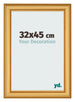 Cornice 32x45cm Oro Opaco MDF Lazio Davanti Dimensione | Yourdecoration.it