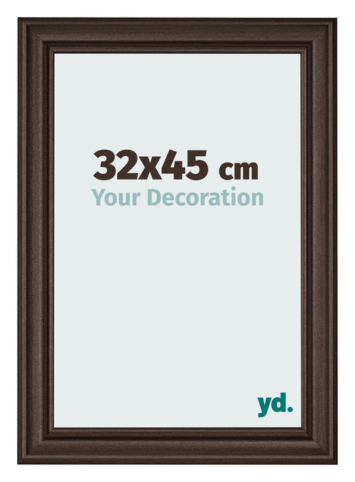 Cornice 32x45cm Quercia Scura MDF Lazio Davanti Dimensione | Yourdecoration.it