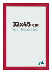 Cornice 32x45cm Rosso MDF Bologna Davanti Dimensione | Yourdecoration.it