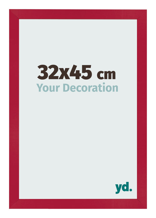 Cornice 32x45cm Rosso MDF Bologna Davanti Dimensione | Yourdecoration.it