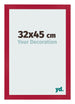 Cornice 32x45cm Rosso MDF Bologna Davanti Dimensione | Yourdecoration.it