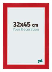 Cornice 32x45cm Rosso MDF Pisa Davanti Dimensione | Yourdecoration.it