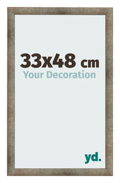 Cornice 33x48 cm Metallo Vintage MDF Bologna Davanti Dimensione | Yourdecoration.it