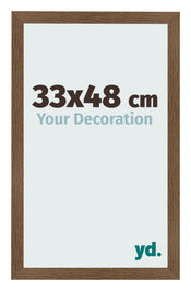 Cornice 33x48 cm Rovere Rustico MDF Bologna Davanti Dimensione | Yourdecoration.it