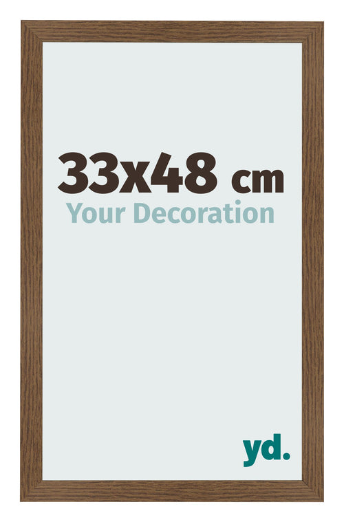 Cornice 33x48 cm Rovere Rustico MDF Bologna Davanti Dimensione | Yourdecoration.it