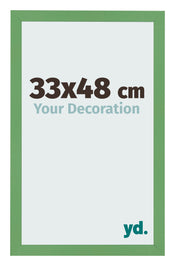 Cornice 33x48 cm Verde MDF Bologna Davanti Dimensione | Yourdecoration.it