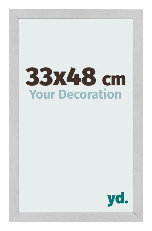 Cornice 33x48cm Acciaio Inox MDF Bologna Davanti Dimensione | Yourdecoration.it