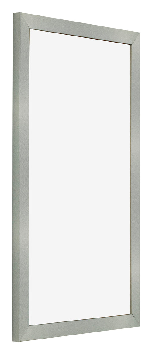 Cornice 33x48cm Alluminio Spazzolato MDF Bologna Davanti Obliquo | Yourdecoration.it