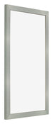 Cornice 33x48cm Alluminio Spazzolato MDF Bologna Davanti Obliquo | Yourdecoration.it