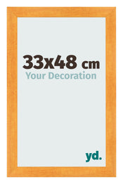 Cornice 33x48cm Arancione MDF Pisa Davanti Dimensione | Yourdecoration.it