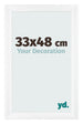 Cornice 33x48cm Bianco Vintage MDF Pisa Davanti Dimensione | Yourdecoration.it