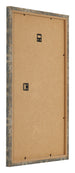 Cornice 33x48cm Blu Oro Fondente MDF Bologna Retro Obliquo | Yourdecoration.it