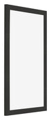 Cornice 33x48cm Grana Di Legno Nero MDF Bologna Davanti Obliquo | Yourdecoration.it