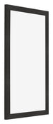 Cornice 33x48cm Nero Opaco MDF Bologna Davanti Obliquo | Yourdecoration.it