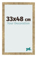 Cornice 33x48cm Oro Antico MDF Bologna Davanti Dimensione | Yourdecoration.it