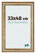 Cornice 33x48cm Oro Antico MDF Lazio Davanti Dimensione | Yourdecoration.it