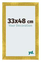 Cornice 33x48cm Oro Vintage MDF Pisa Davanti Dimensione | Yourdecoration.it