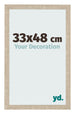 Cornice 33x48cm Rovere MDF Bologna Davanti Dimensione | Yourdecoration.it